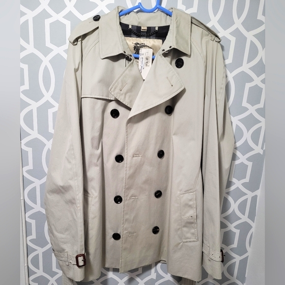 Burberry London Beige Trench coat sz54 **READ DETAILS** - Picture 1 of 15